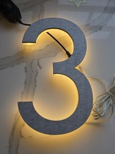 Light Up LED House Number