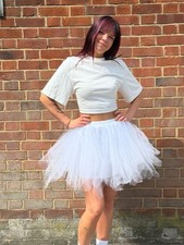 Luxury TUTU Skirt Pixie Fancy Dress Fairy Angel Halloween Skirt Petticoat Dance
