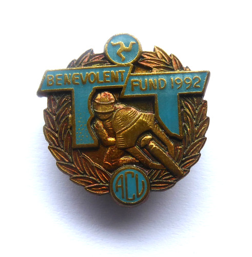 1992 acu isle man badge - acu,