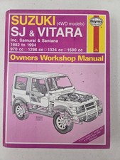Suzuki SJ & Vitara (4WD) Haynes Manual 1982 to 1994 Samurai & Santana Models