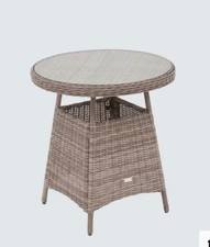 John Lewis- Rye Rattan Bistro Table. Natural