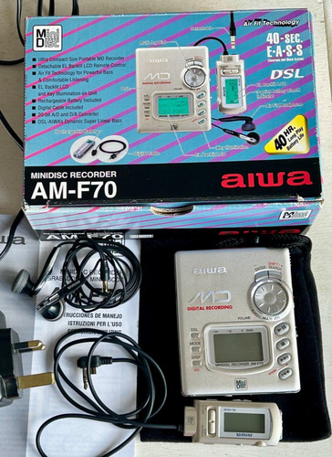 Aiwa f70 minidisc recorder - am-f70,