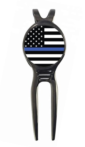 Thin blue line usa flag - flag, golf