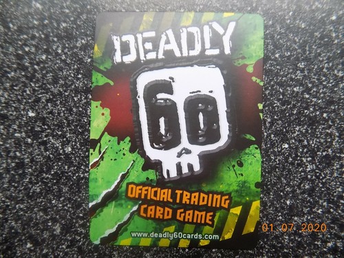 Deadly cbbc trading cards - 60,
