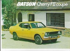 DATSUN (Nissan) Cherry FII Coupe brochure - dated August 1976 - mint condition