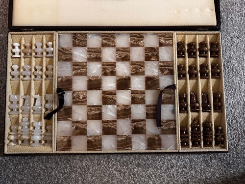 Onxy chess set - onxy,