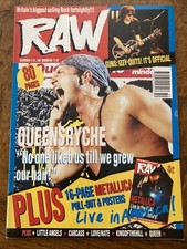 Raw Magazine #86 Black Sabbath Metallica Queensryche