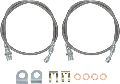 Extended brake lines - extended, stainless