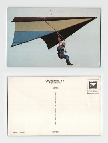 Postcard hang gliding - postcard,