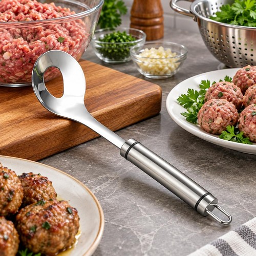 Stainless steel meatball - stainless,