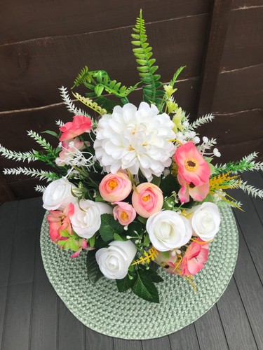 Artificial coral and white - coral,