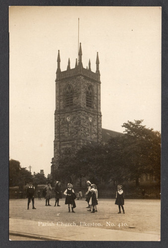 Postcard ilkeston derby - ilkeston,