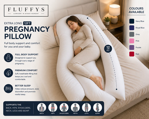 12ft comfort pillow - case,