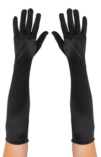 Black satin spandex - black,