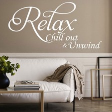 Relax chill Large Vinyl Art