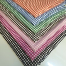 GINGHAM 1/8" POLYCOTTON FABRIC