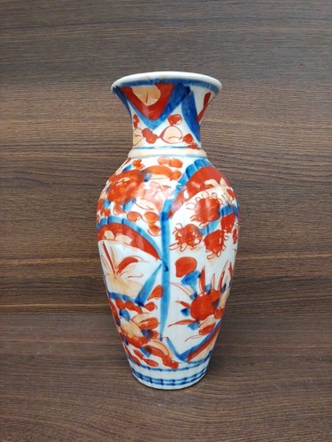 Hand painted imari vase - imari,