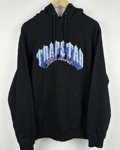 Trapstar london black hoodie - black,