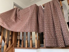 Pair of Vintage Laura Ashley Curtains From 1979 ‘Albert' Print 90” W x 48” Long