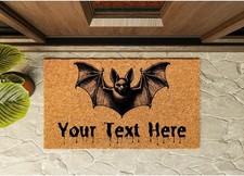 Trendi Personalised Coir Door Mat Custom Text | Heavy Duty Non-Slip Outdoor Mat