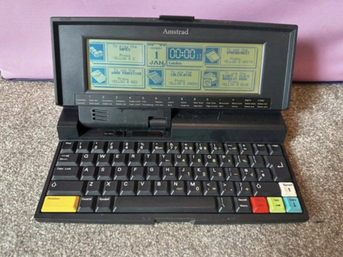 Amstrad nc200 vintage notebook - amstrad,