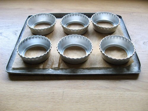 Individual fluted flan rings - 6,