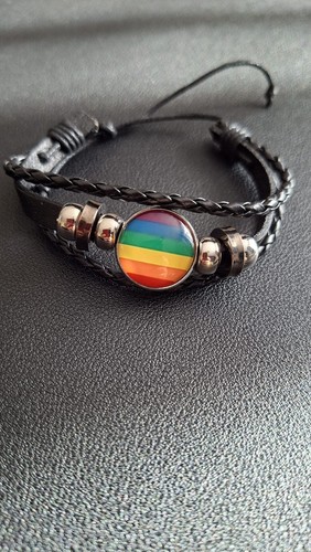 Unisex rainbow bracelet - unisex, gay