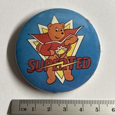 Collectible Pin Badge Television cartoon character Super Ted Superted 