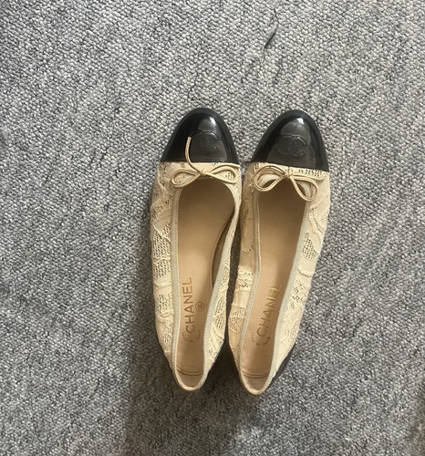 Chanel lace ballerina - chanel,