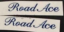 Raleigh Road Ace Top tube decals