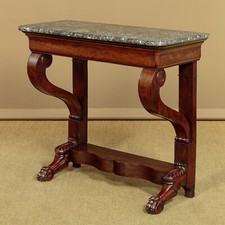 Antique Mahogany & Marble Top