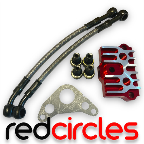 Red pit bike cnc oil - red,