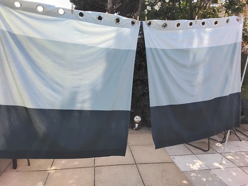Next blue eyelet curtains - eyelet,