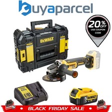 Dewalt DCG405P1 18v XR Brushless Cordless 125mm Angle Grinder -1 x 5.0ah Battery