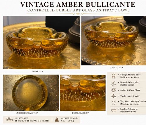Vintage amber bullicante - amber,