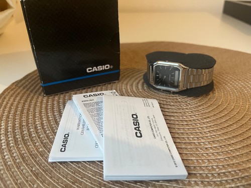Casio vintage silver - silver, resin