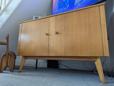 1960s Morris Of Glasgow Cumbrae Walnut Sideboard/TV Stand. Vintage/Mid Century 