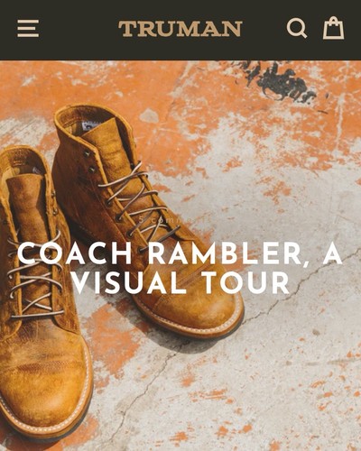 Truman coach rambler - 10.5d,
