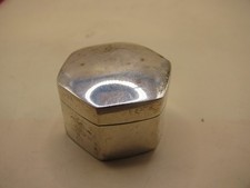 Vintage Hexagonal White Metal