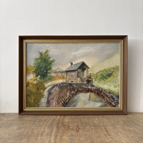Vintage rustic oil board - vintage,
