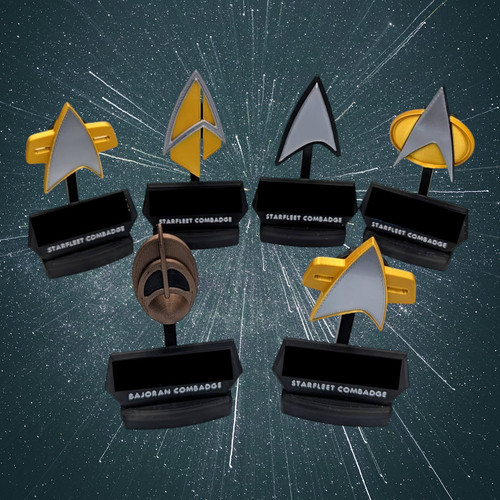 Star trek commbadge - star,