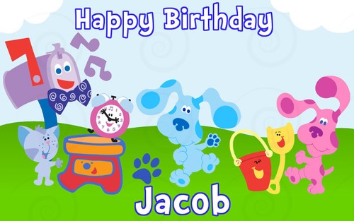Blues clues and magenta edible - blues,