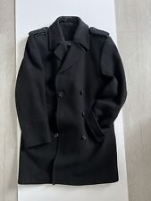 Stones Men's Black Wool UK36 Formal Coat Used  Slim Fitted Smart Casual Coat