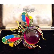 Large Enamel Honey Bee Resin