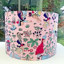 Lampshade Alice in Wonderland Pink Nursery Girls Kids Bedroom decor