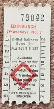 British Rail Platform Ticket