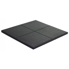 Body Max 40mm Rubber Tile 1m by 1m - Free Weight Deadlift Strong Man Garage Gym