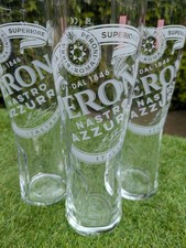 3 Peroni Pint Glasses Brand