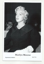 BX108) MARILYN MONROE SWIFTSURE PHOTO POSTCARD (201/774) FILMSTAR PIN UP GLAMOR