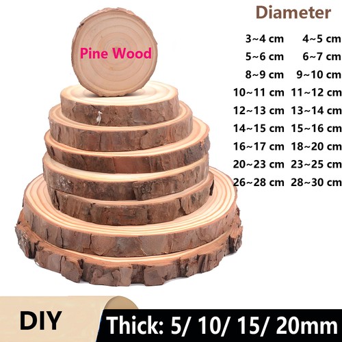 Wooden slices 3cm - 3cm, ~